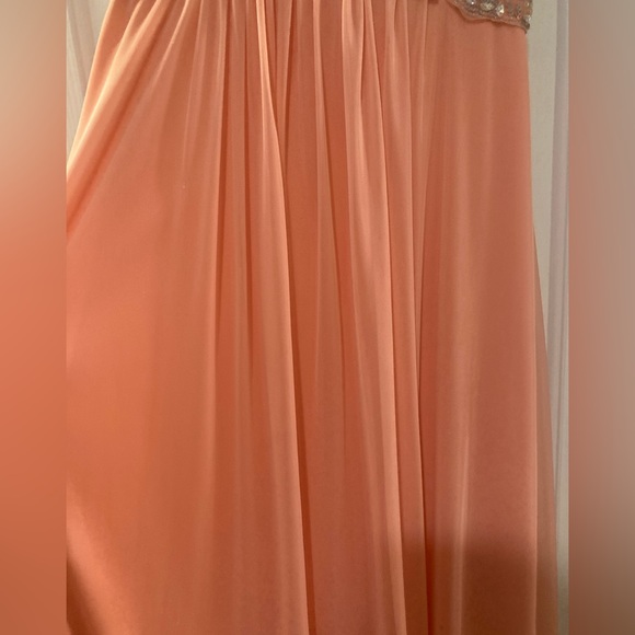 B. Darlin Stunning Retro Prom Dress Peach Color Size 9-10 - Picture 4 of 13